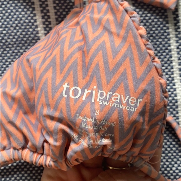 Two Tori Praver swimwear halter tops - Picture 5 of 5